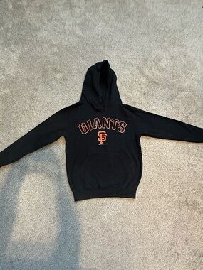 San Francisco Giants Black Pullover Hoodie by Stitches Size Small